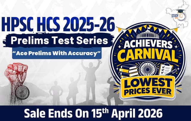 HPSC HCS 2025-26 Prelims Test Series