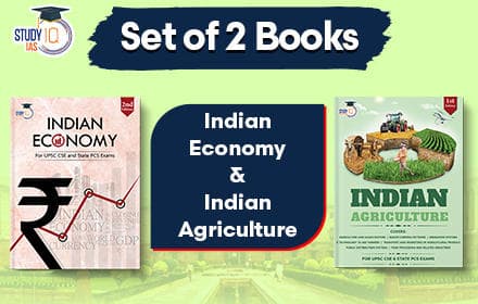 Set of two - Indian Economy & Indian Agriculture - Book