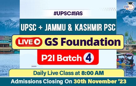 UPSC + JKPSC Live GS Foundation P2I Batch 4