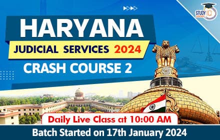 Haryana Judicial Services 2024 Live Crash Course 2