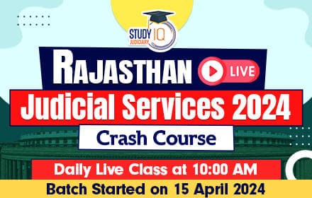 Rajasthan Judicial Services 2024 Live Crash Course