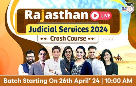 Rajasthan Judicial Services 2024 Live Crash Course Batch 2