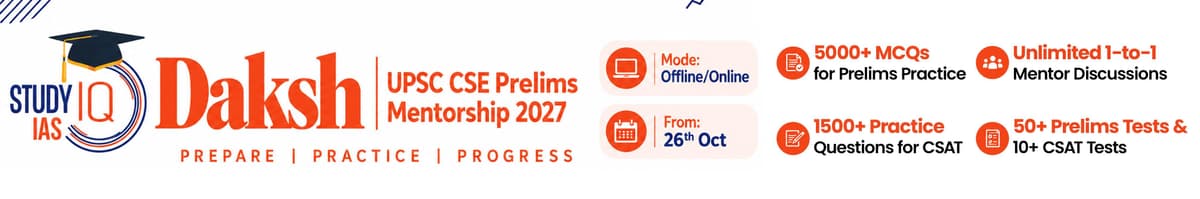 DAKSH UPSC Prelims Mentorship 2027
