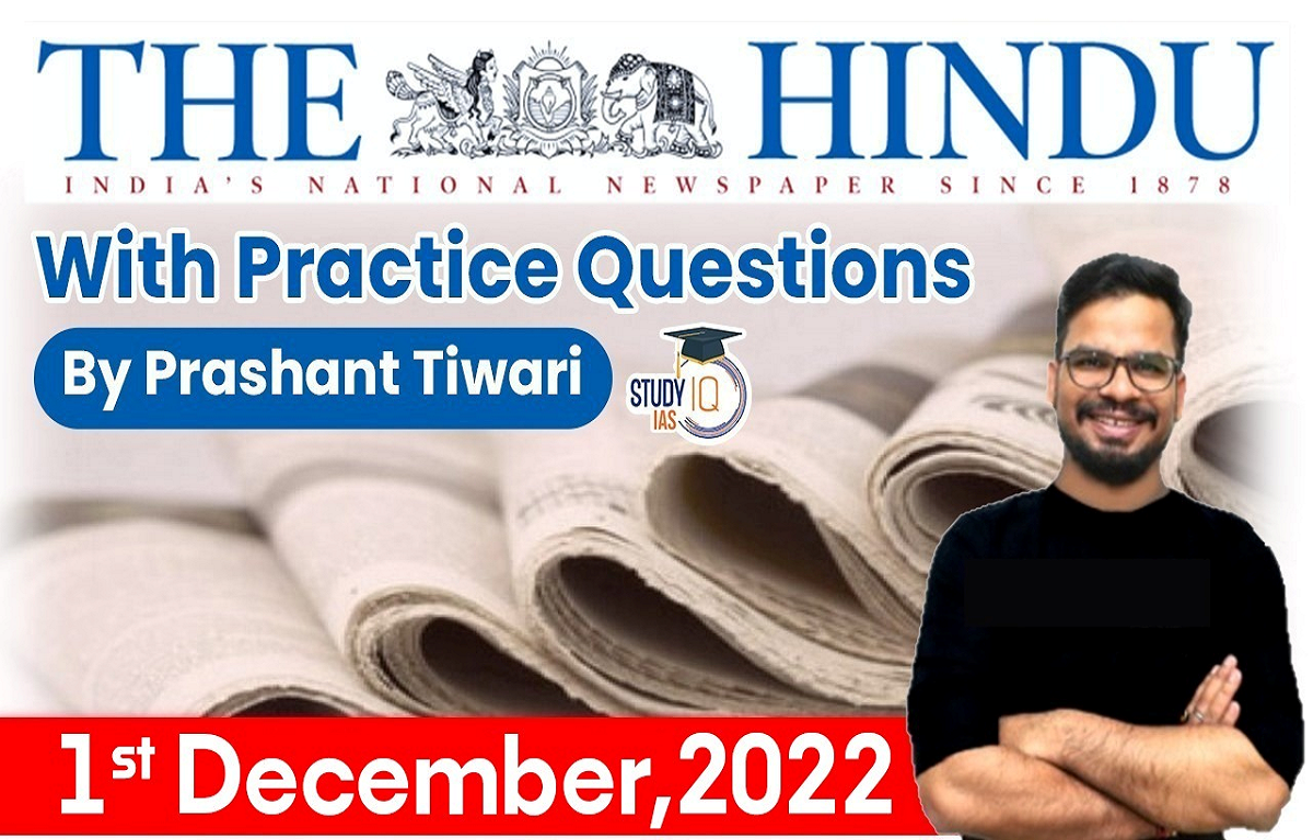 The Hindu Newspaper 1 December