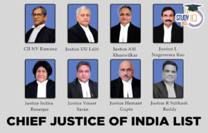 List of Chief Justice of India