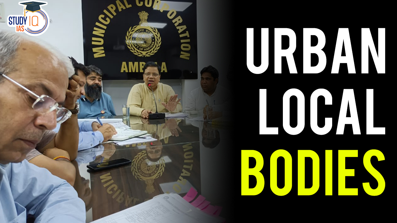 urban local bodies