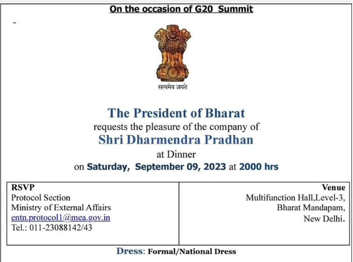 India that is Bharat, India to be called 'Bharat' soon?_4.1