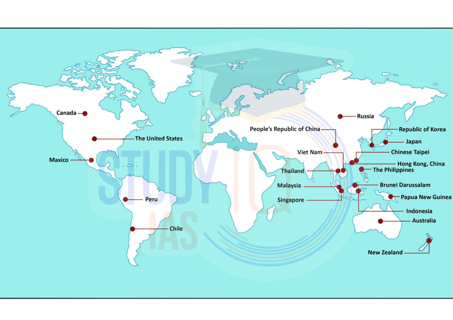 APEC Leaders' Summit 2023, Asia-Pacific Economic Cooperation Members