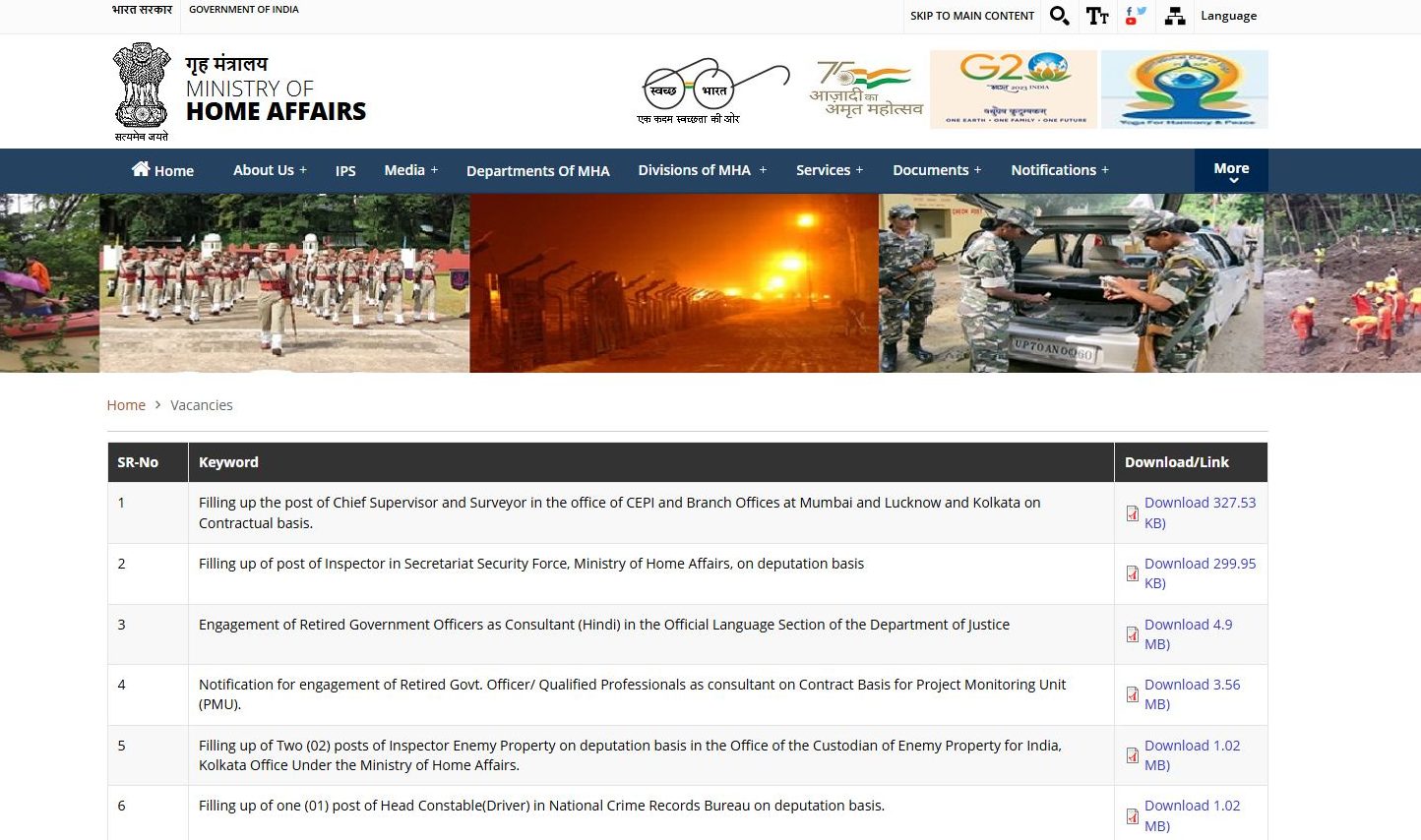 IB ACIO Recruitment Notification