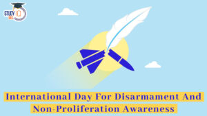 International Day For Disarmament And Non-Proliferation Awareness 2026
