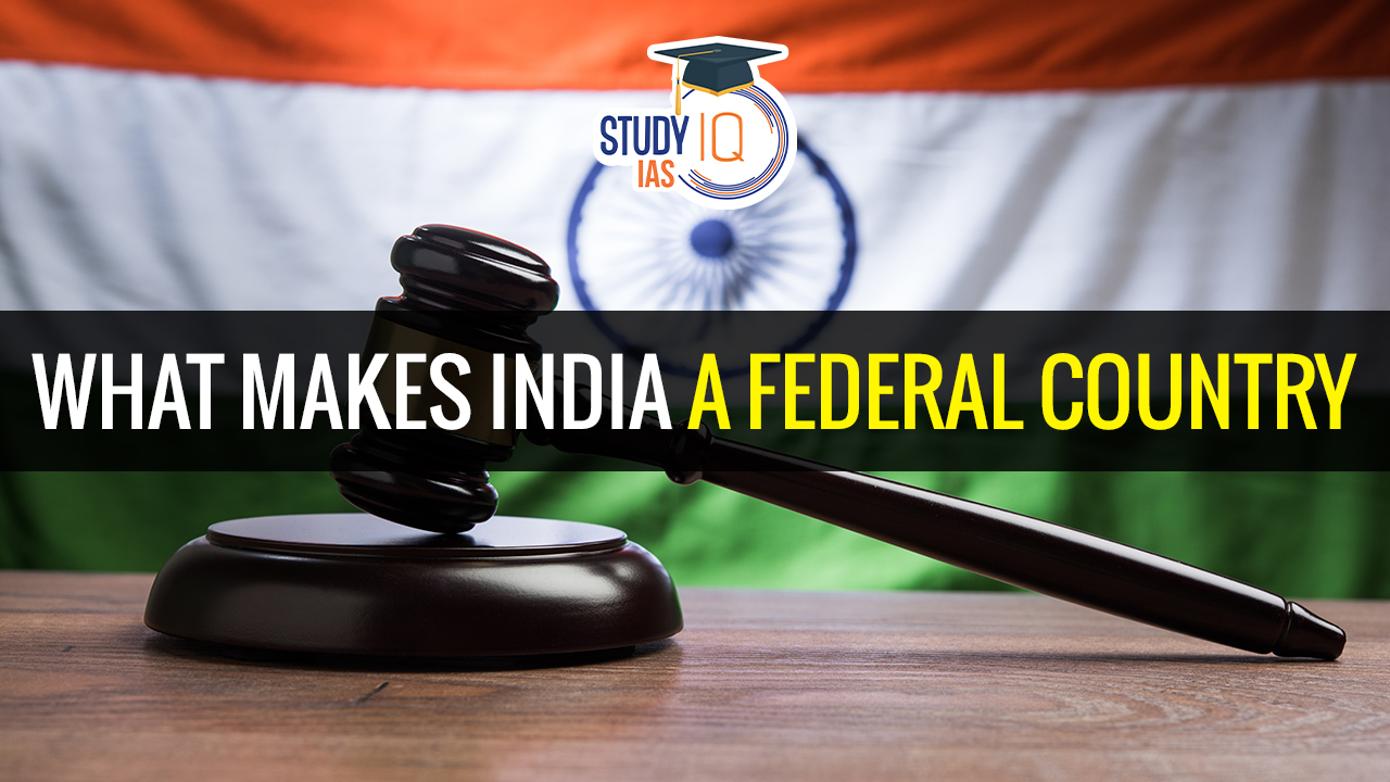 What Makes India a Federal Country