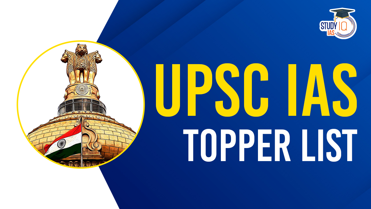 UPSC IAS Topper List