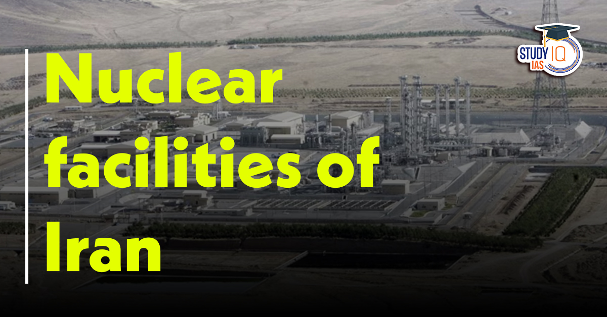 Major Nuclear Facilities of Iran
