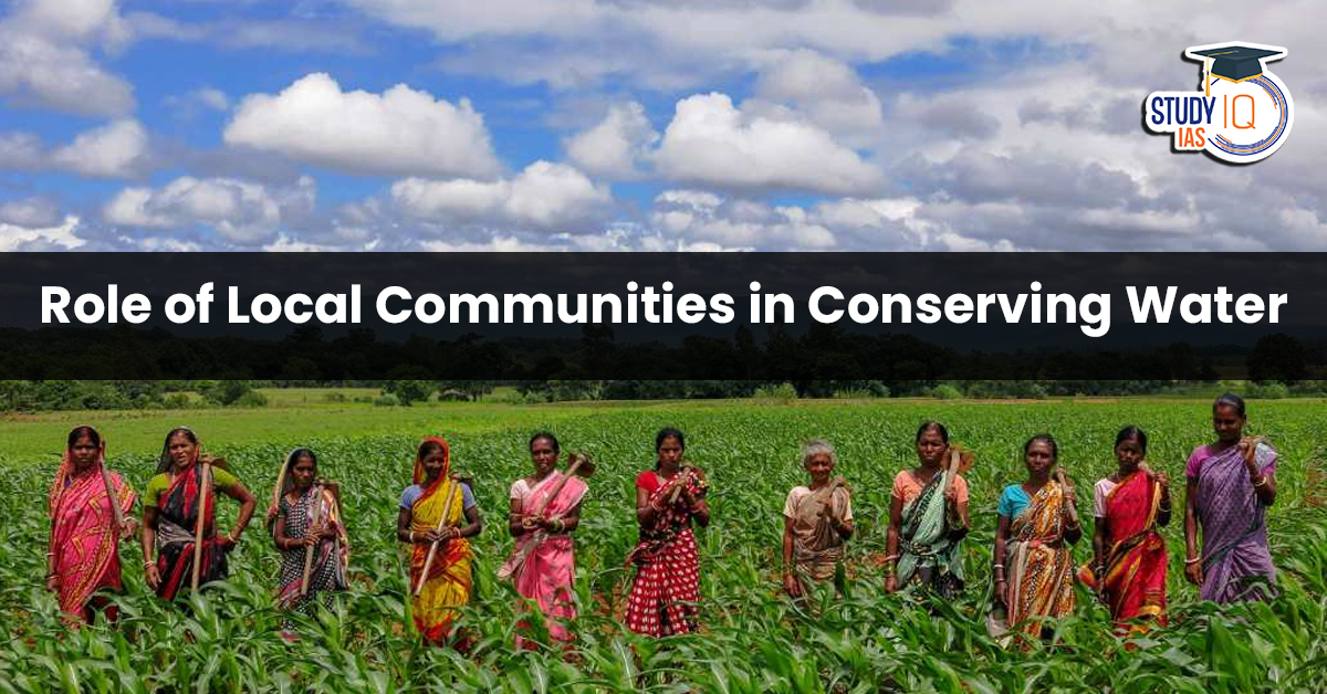 Role Of local Communities In Conserving Water