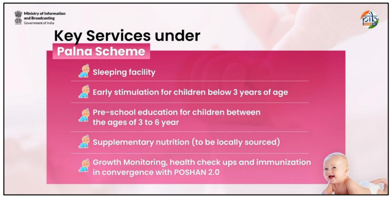 key services of palna scheme