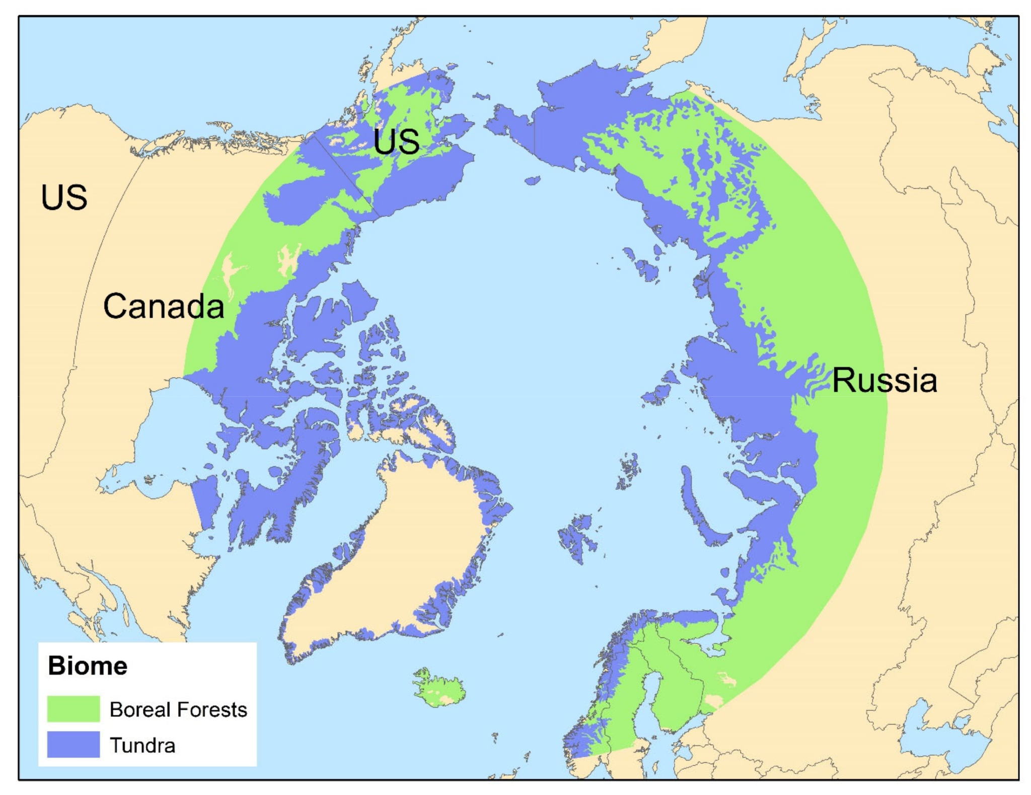 Arctic Boreal Zone Reversing Trend