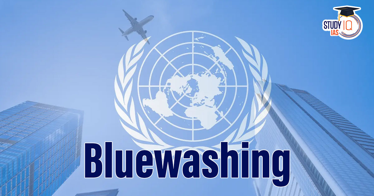 Bluewashing