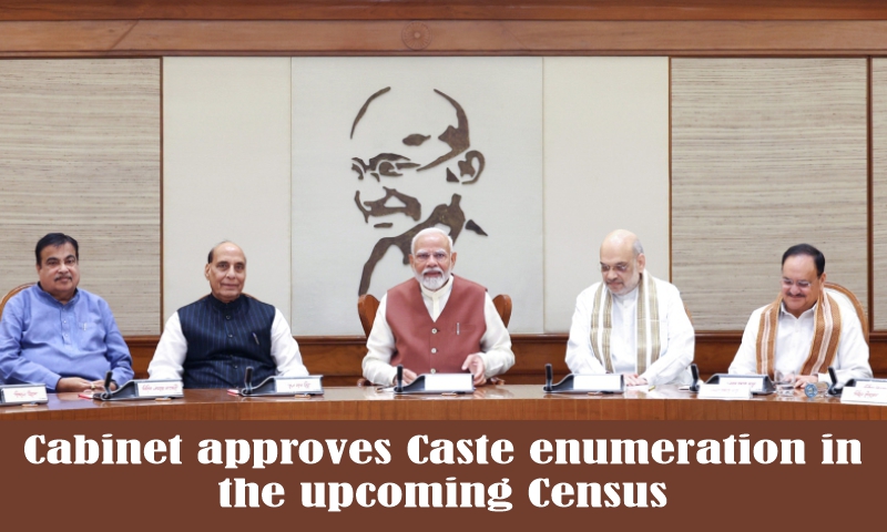 Cabinet Approves Caste Enumeration in the Upcoming Census