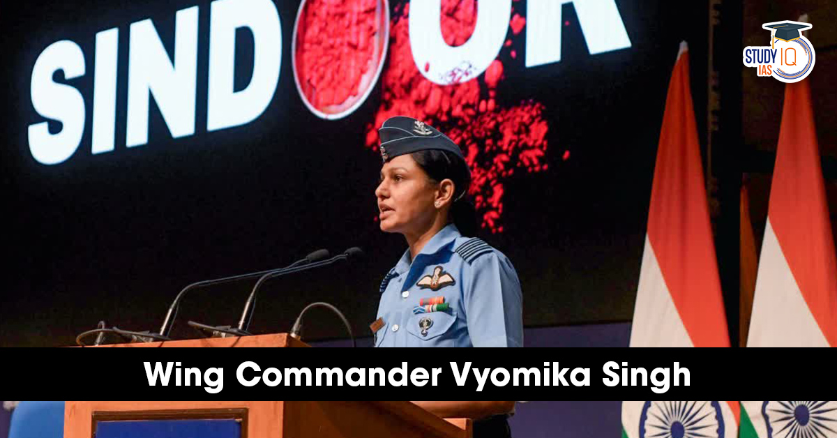Who is Wing Commander Vyomika Singh