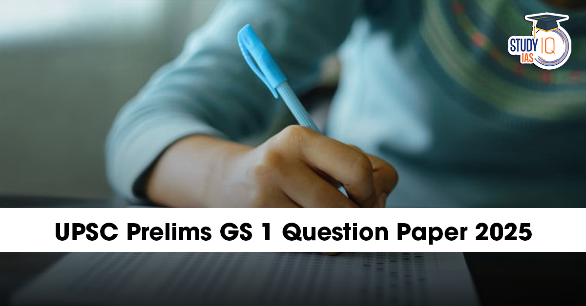 UPSC Prelims Question Paper 2025