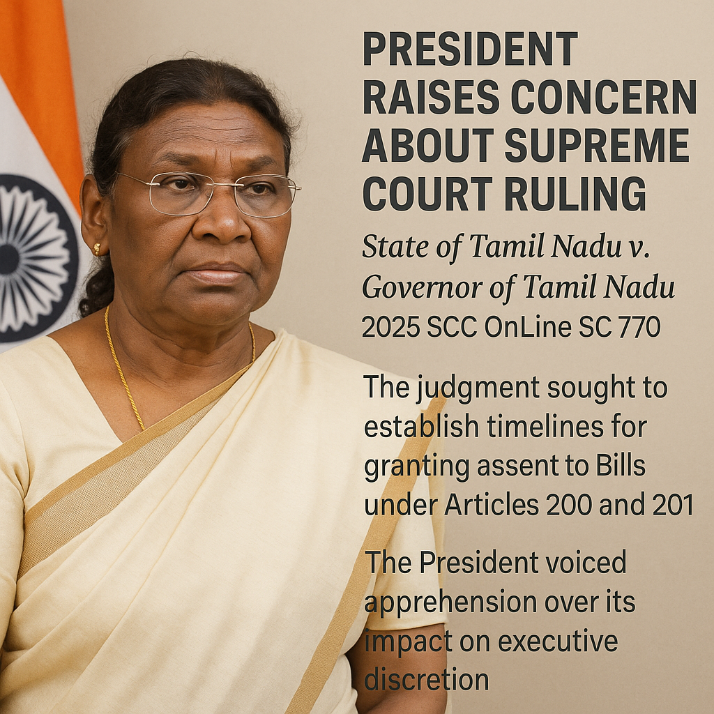 Questions submitted by the President