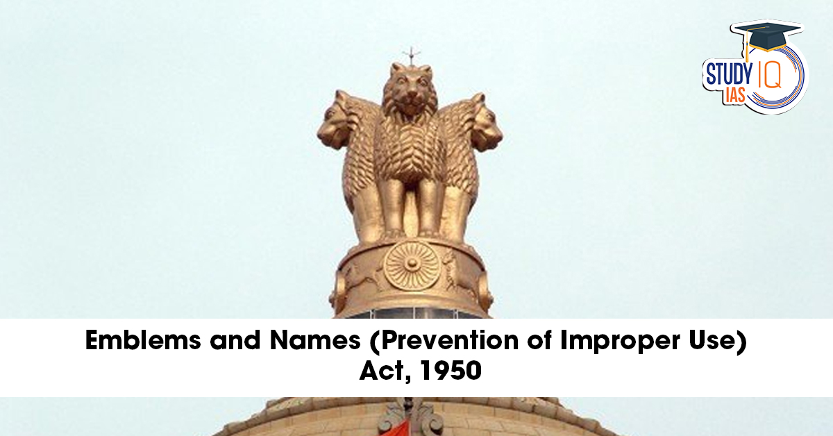 Emblems and Names (Prevention of Improper Use) Act, 1950