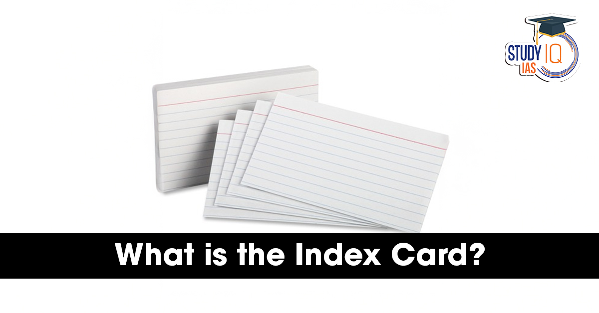 Index Card System
