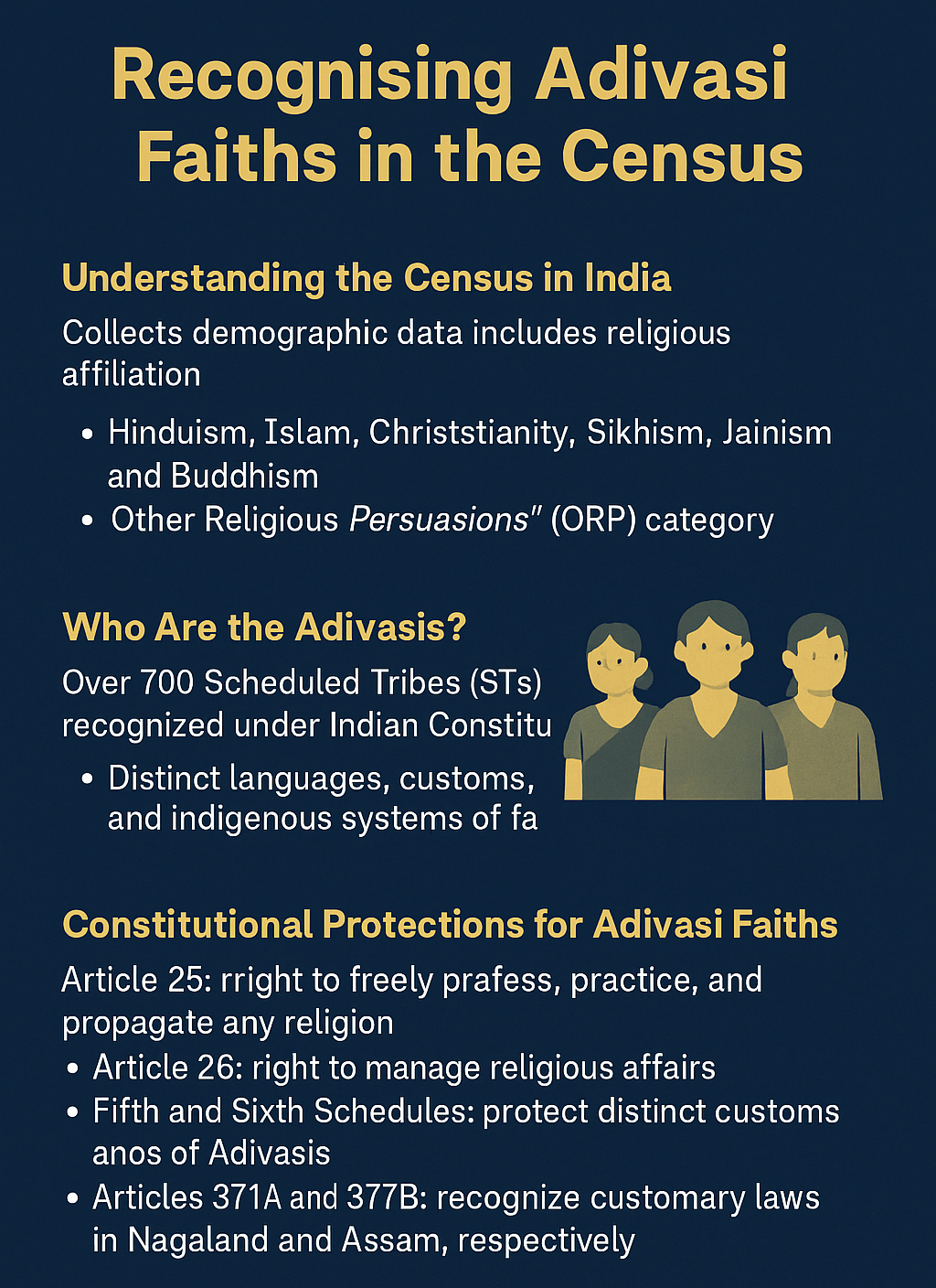 Recognising Adivasi Faiths in the Indian Census