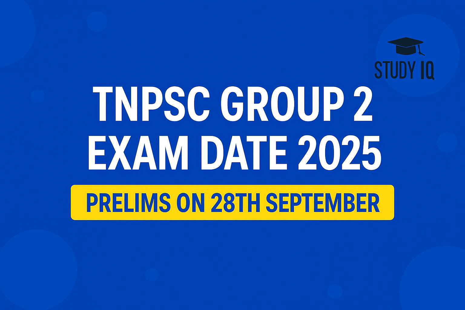TNPSC Group 2 Exam Date 2025