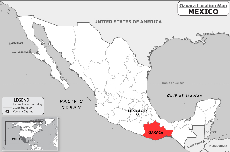Oaxaca Region of Mexico