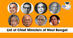 List of Chief Ministers of West Bengal