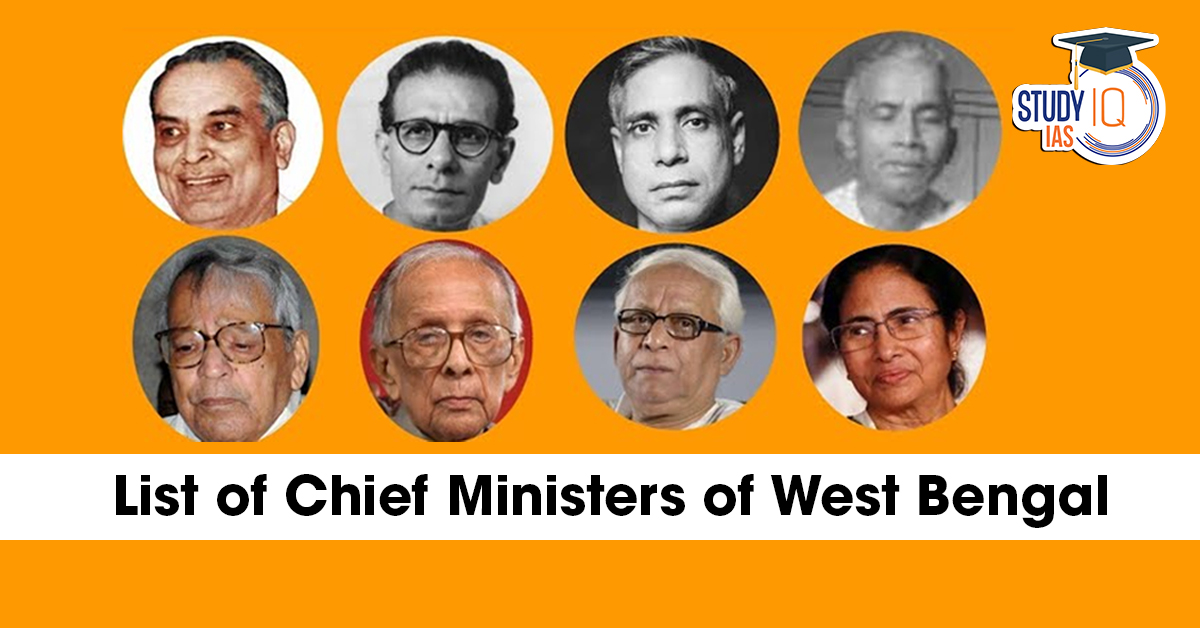 List of Chief Ministers of West Bengal
