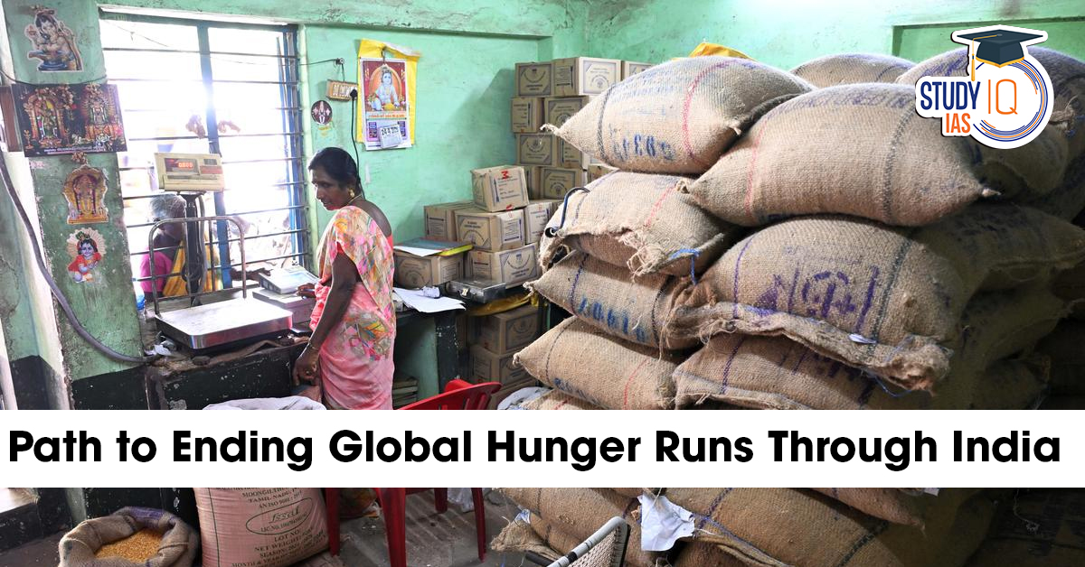 Path to Ending Global Hunger Runs Through India