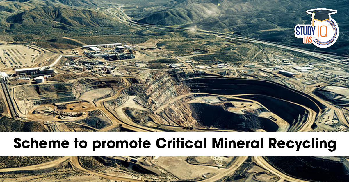Scheme to Promote Critical Mineral Recycling