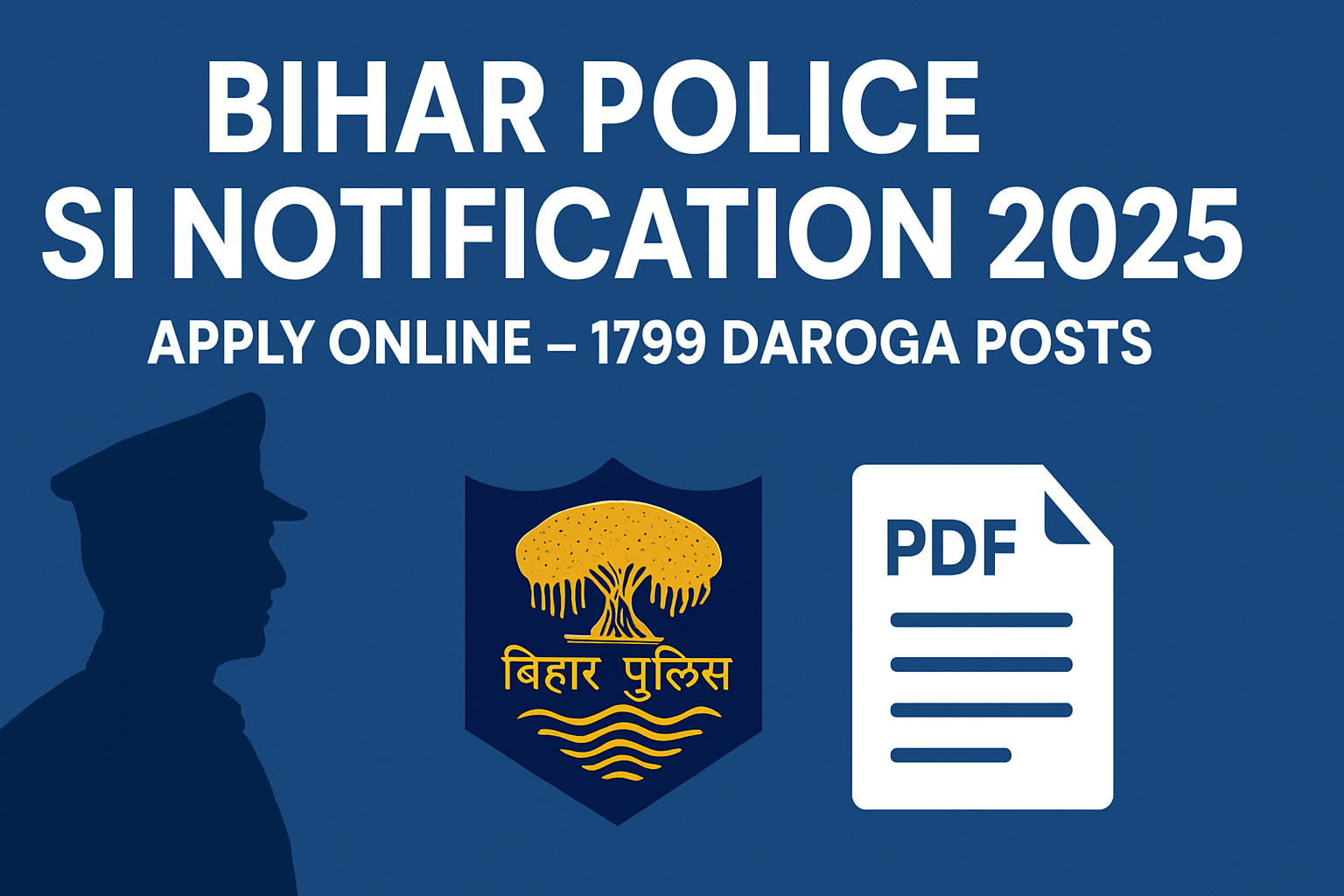 Bihar Police SI Notification 2025