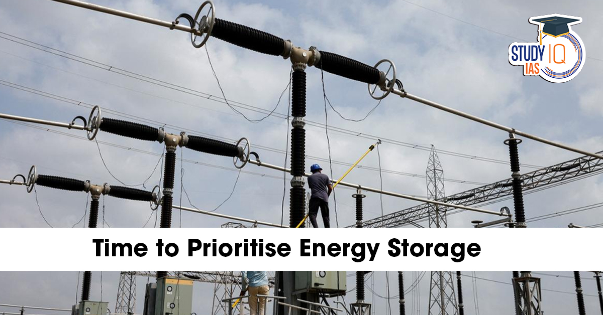 Time to Prioritise Energy Storage in India