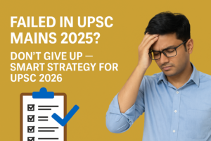 Failed in UPSC Mains 2025