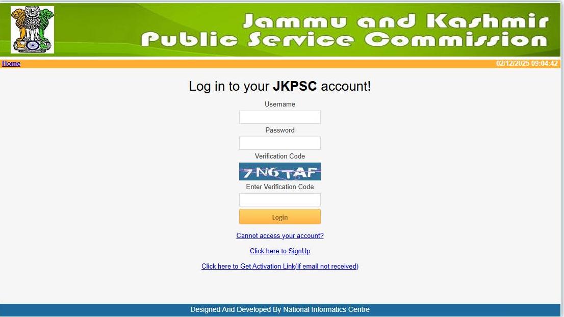 JKPSC Admit Card 2025