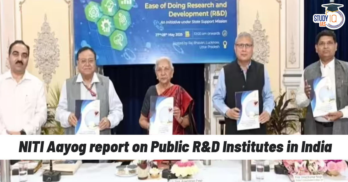 NITI Aayog Report on Public R&D Institutes in India