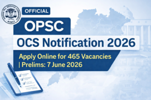 OPSC OCS Notification 2026