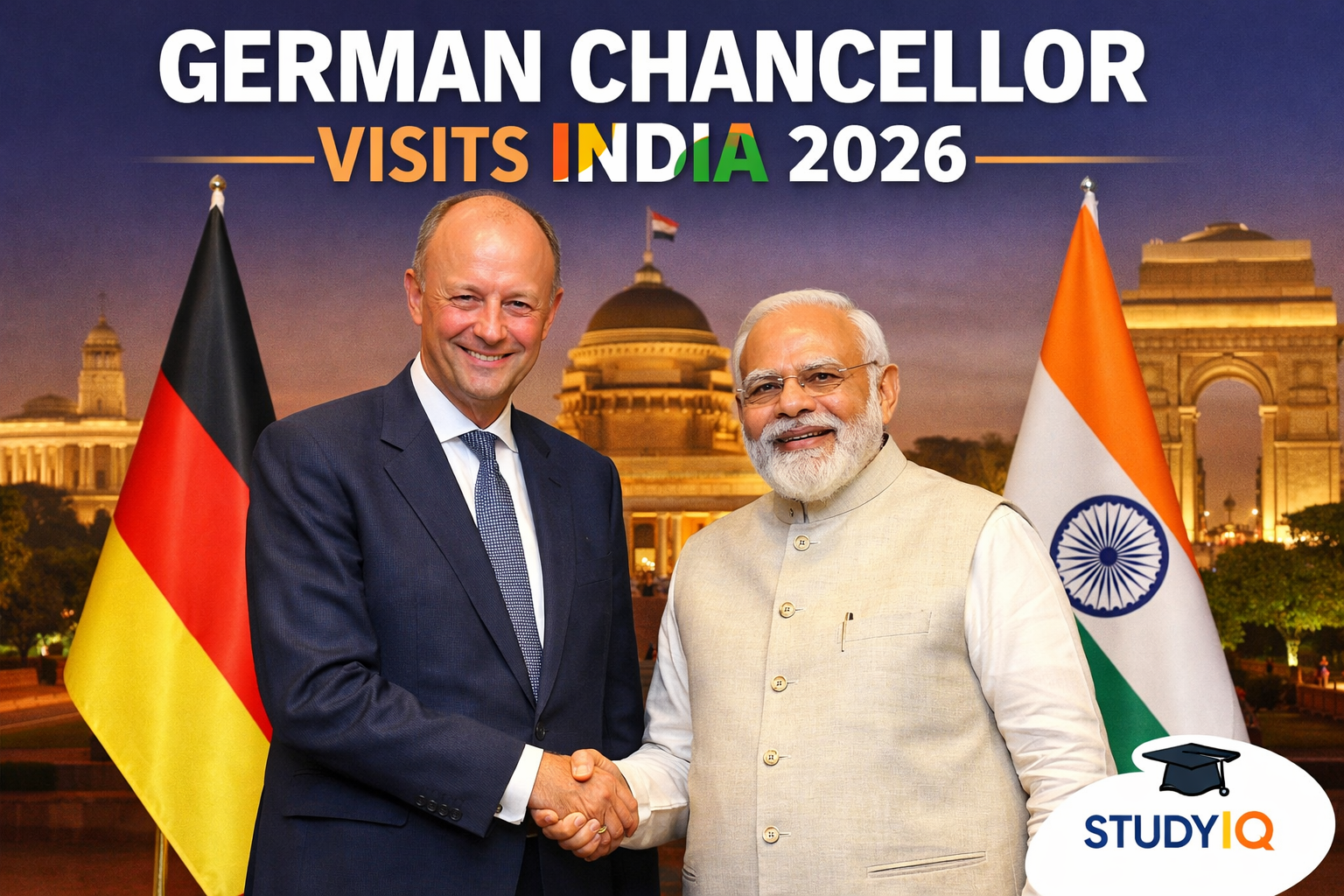 German Chancellor Visit to India in 2026
