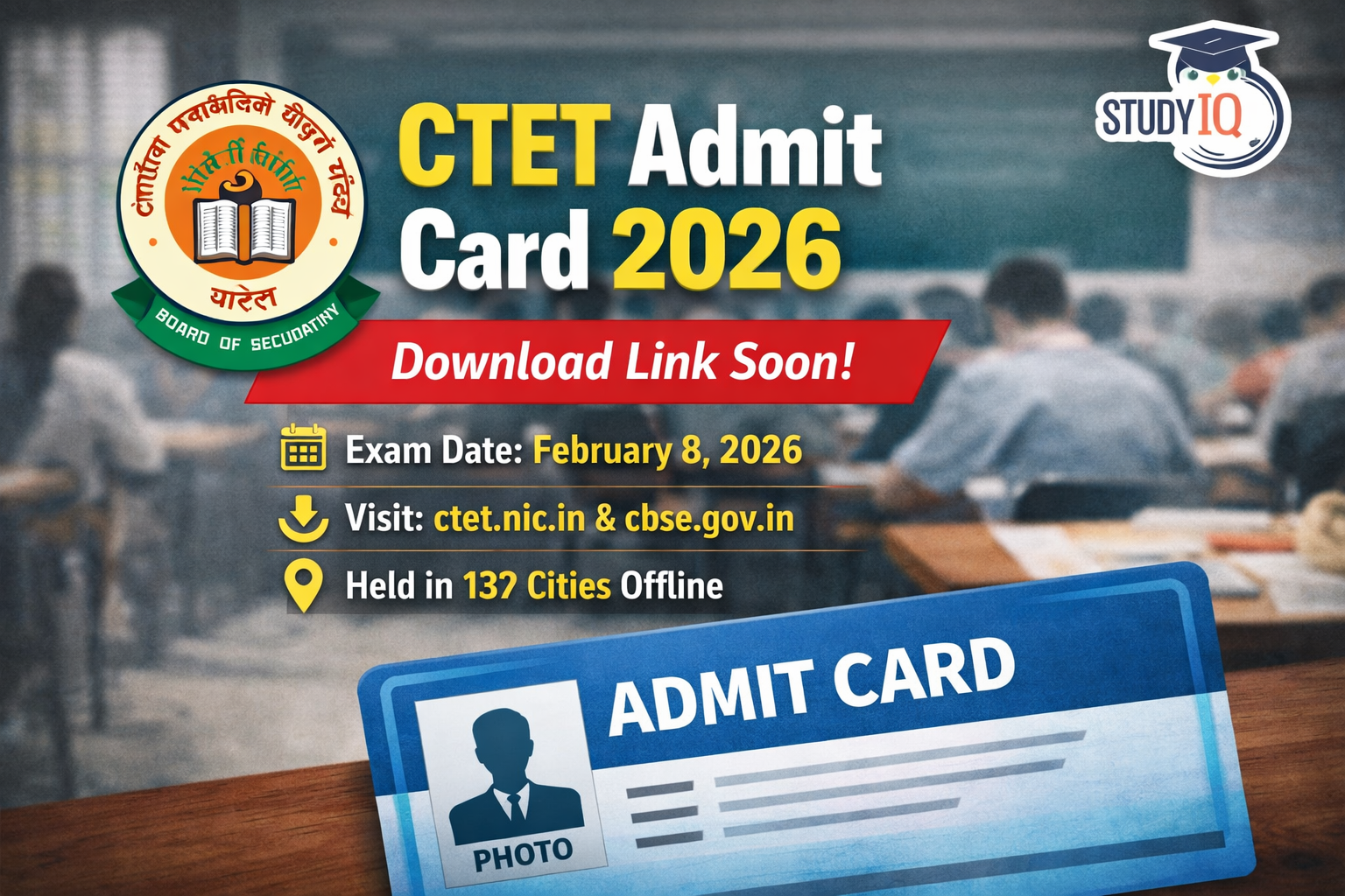 CTET Admit Card 2026