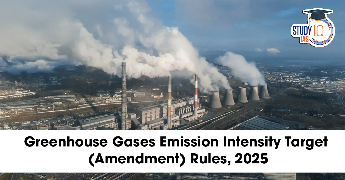 Greenhouse Gases Emission Intensity Target (Amendment) Rules, 2025