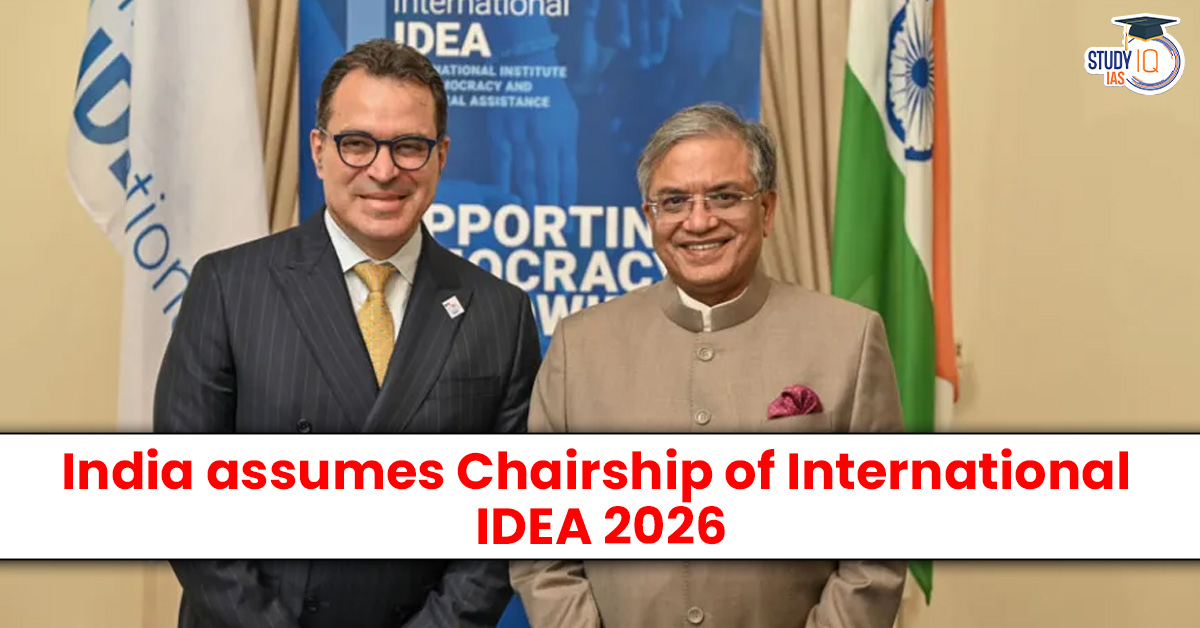 India Assumes Chairship of International IDEA 2026