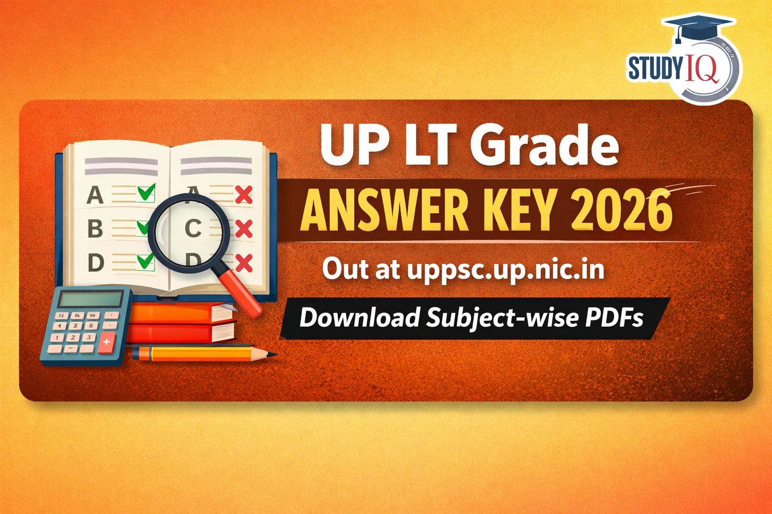 UP LT Grade Answer Key 2026