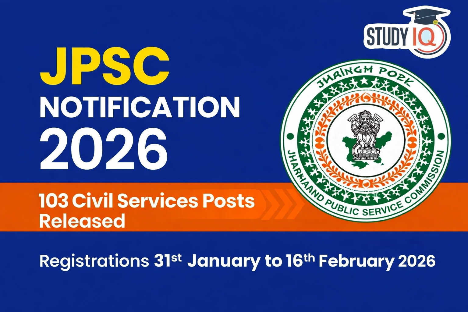 JPSC Notification 2026