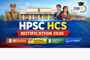 HPSC HCS Notification 2026