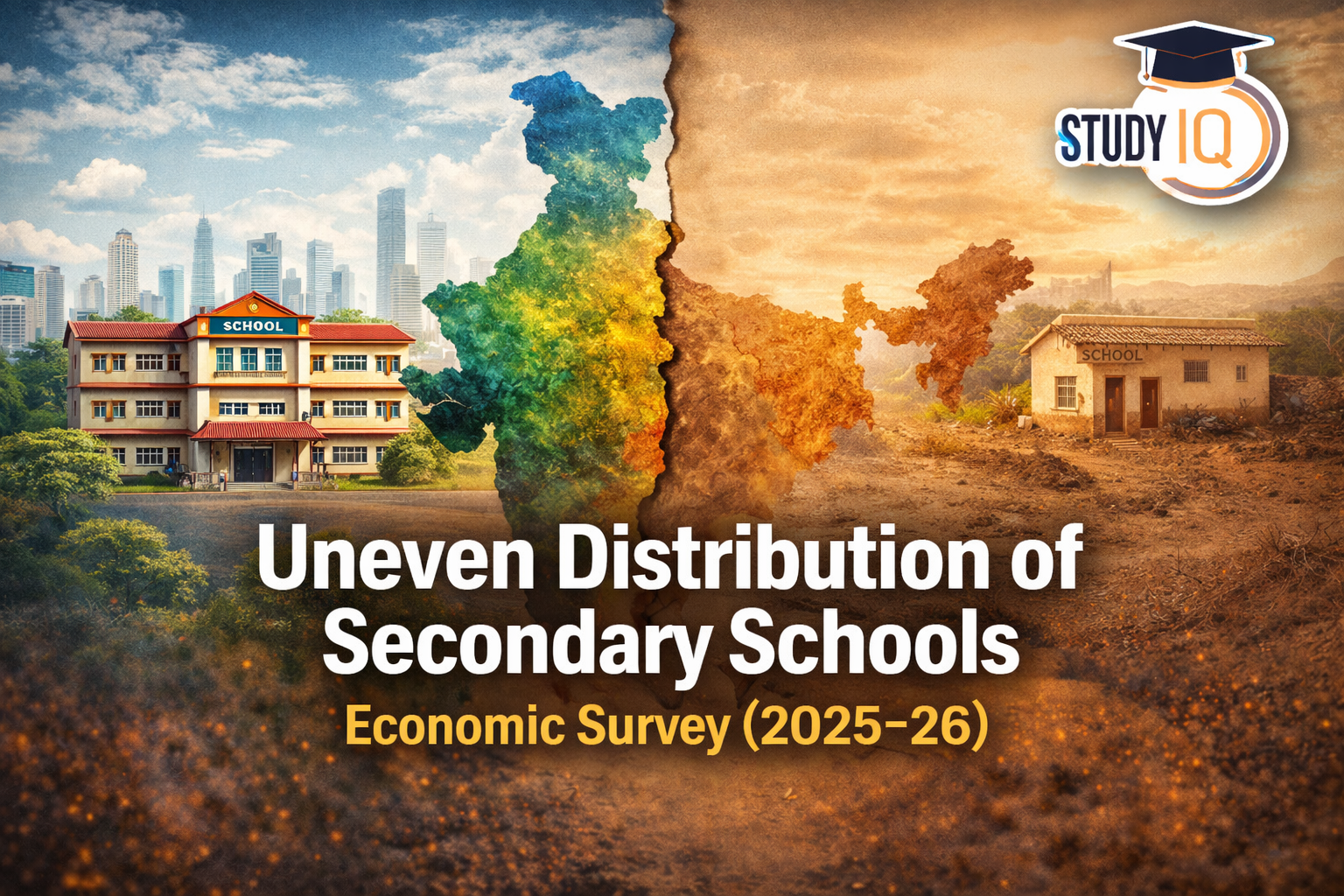 Uneven distribution of secondary schools