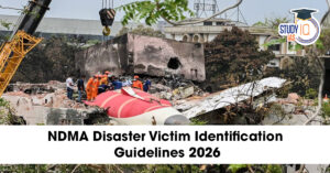 NDMA Disaster Victim Identification Guidelines 2026