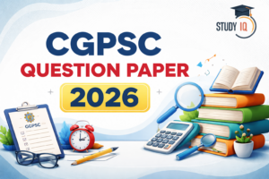 CGPSC Question Paper 2026